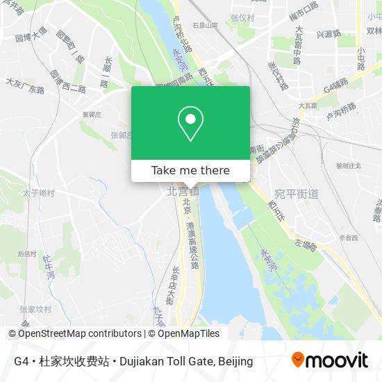 G4 • 杜家坎收费站 • Dujiakan Toll Gate map