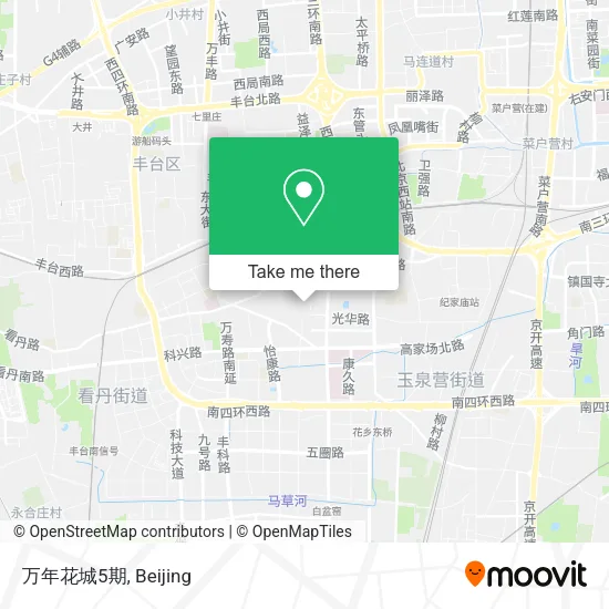 万年花城5期 map