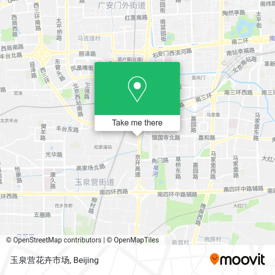 玉泉营花卉市场 map