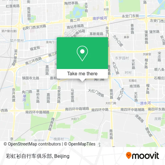 彩虹衫自行车俱乐部 map