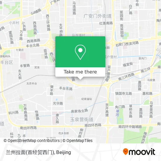 兰州拉面(首经贸西门) map