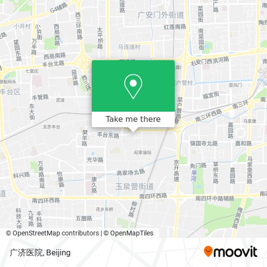 广济医院 map