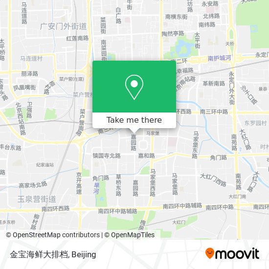 金宝海鲜大排档 map