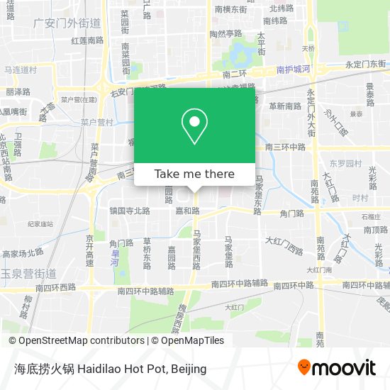 海底捞火锅 Haidilao Hot Pot map