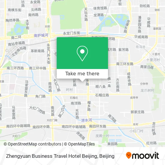 Zhengyuan Business Travel Hotel Beijing map