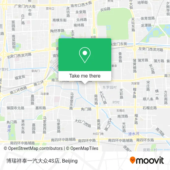 博瑞祥泰一汽大众4S店 map