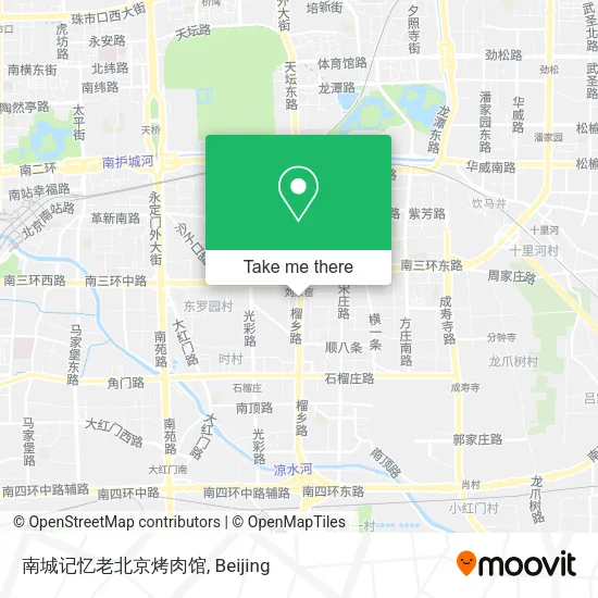 南城记忆老北京烤肉馆 map