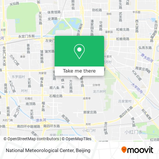 National Meteorological Center map