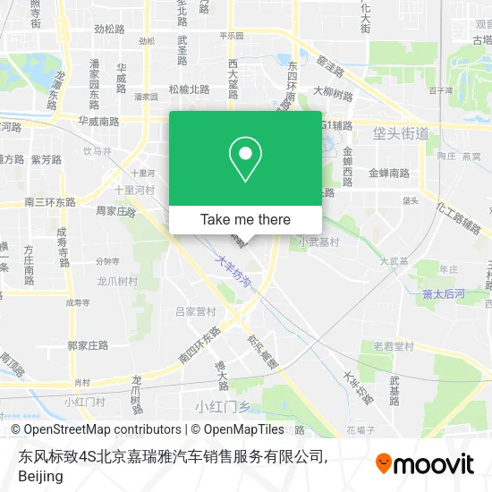 东风标致4S北京嘉瑞雅汽车销售服务有限公司 map
