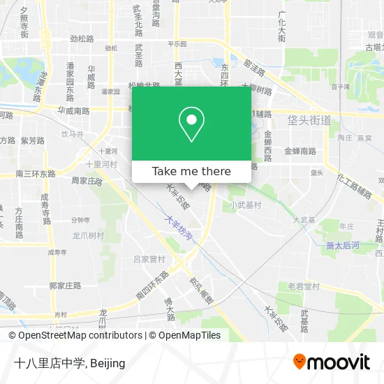 十八里店中学 map
