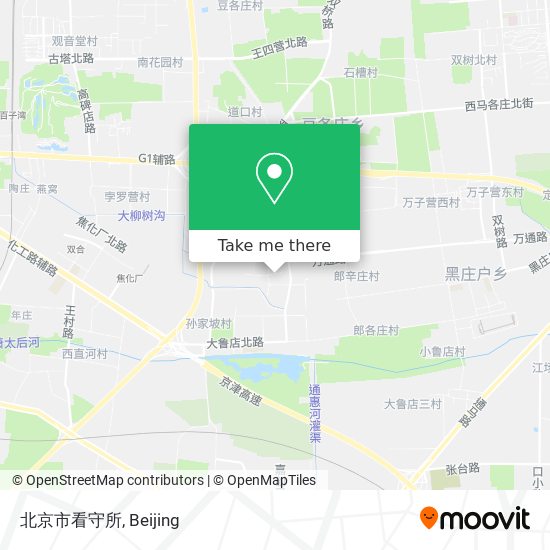 北京市看守所 map