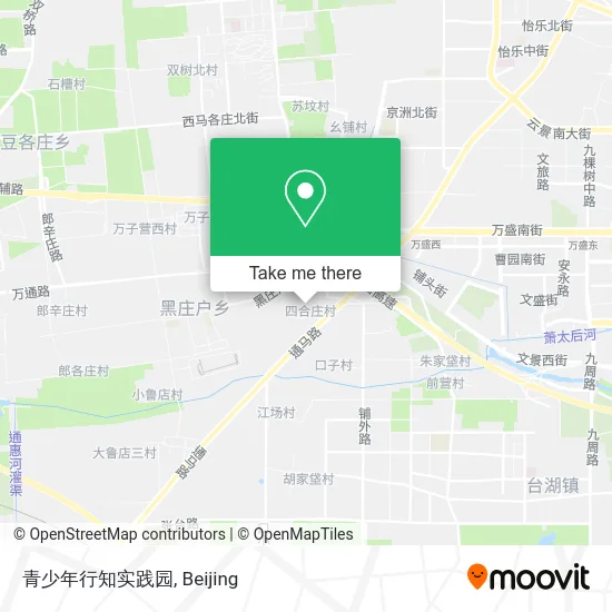 青少年行知实践园 map