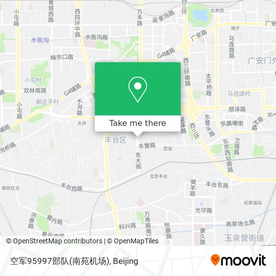 空军95997部队(南苑机场) map