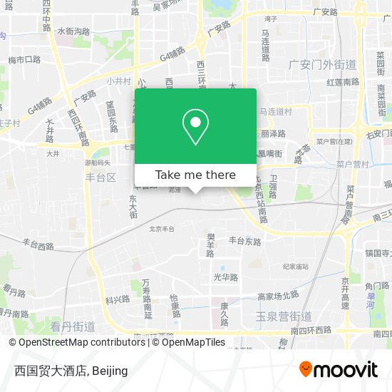 西国贸大酒店 map