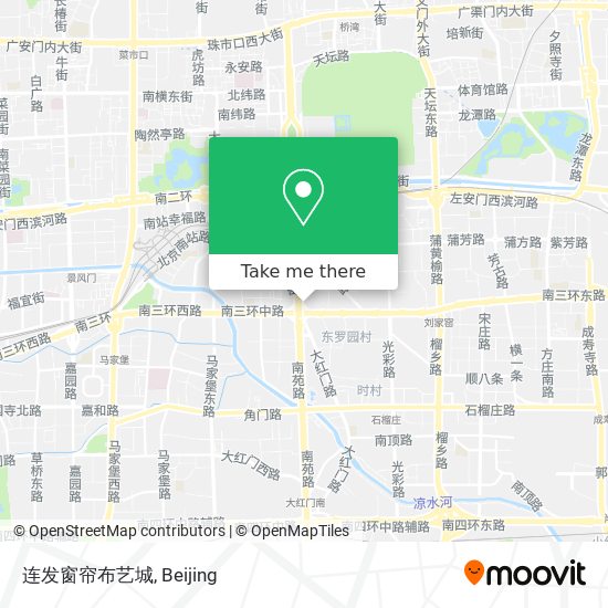 连发窗帘布艺城 map