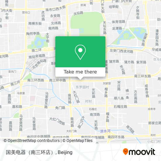 国美电器（南三环店） map