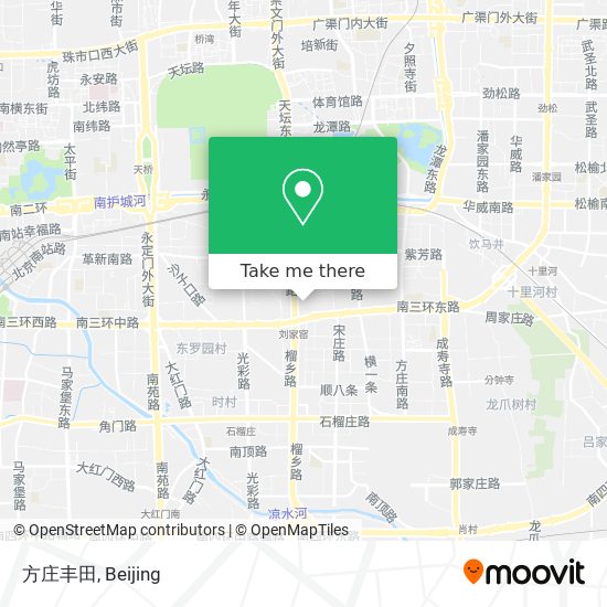 方庄丰田 map