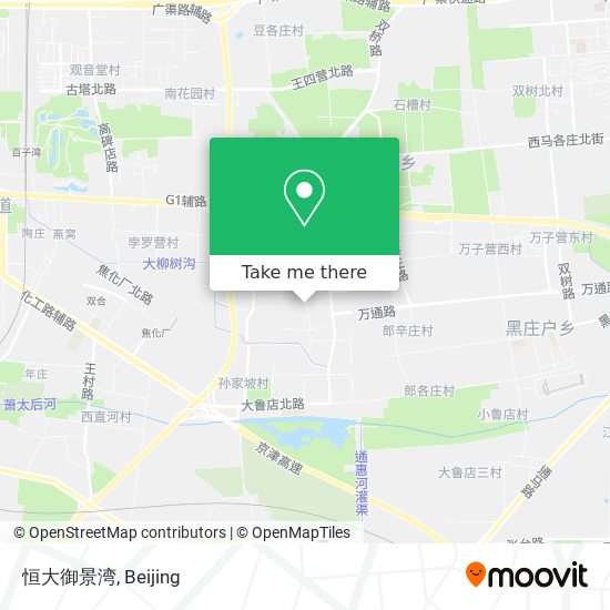 恒大御景湾 map
