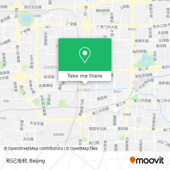 刚记海鲜 map