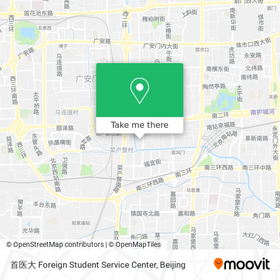 首医大 Foreign Student Service Center map