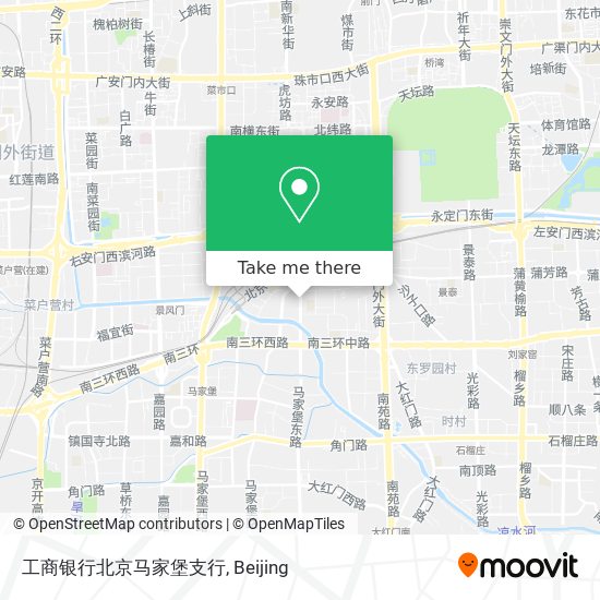 工商银行北京马家堡支行 map