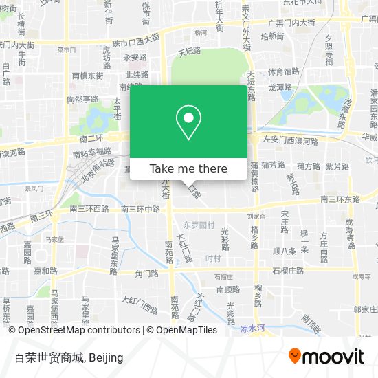 百荣世贸商城 map