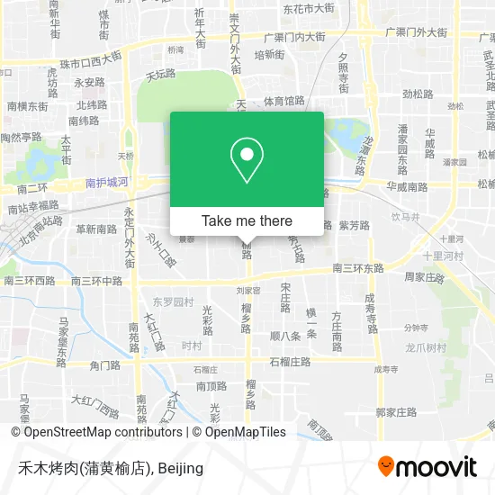 禾木烤肉(蒲黄榆店) map