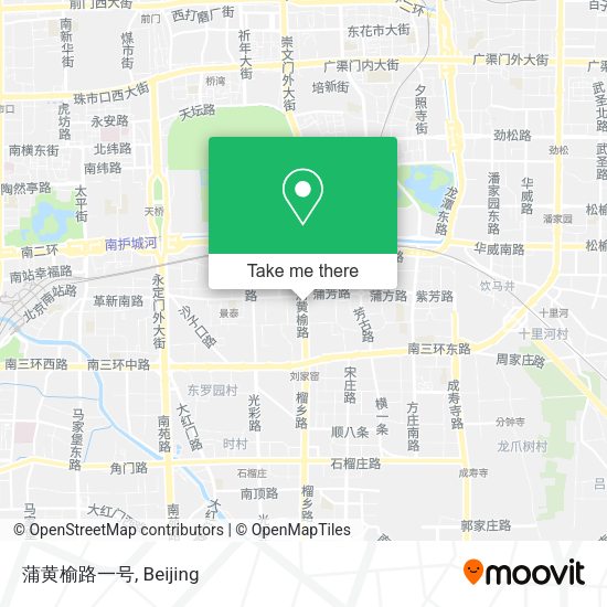 蒲黄榆路一号 map