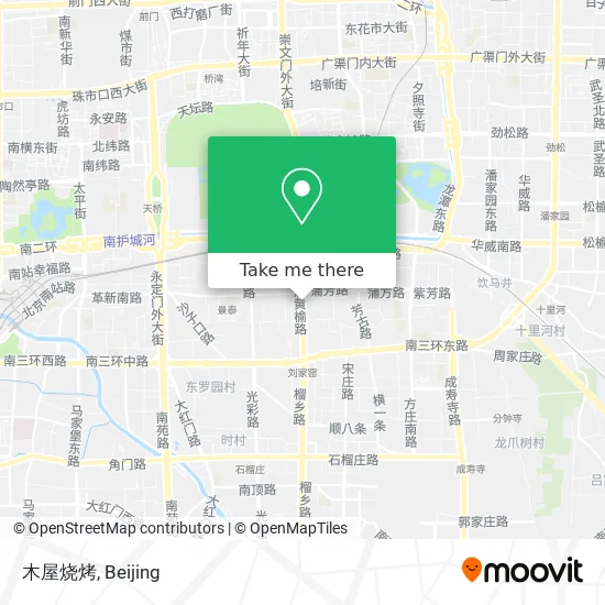 木屋烧烤 map