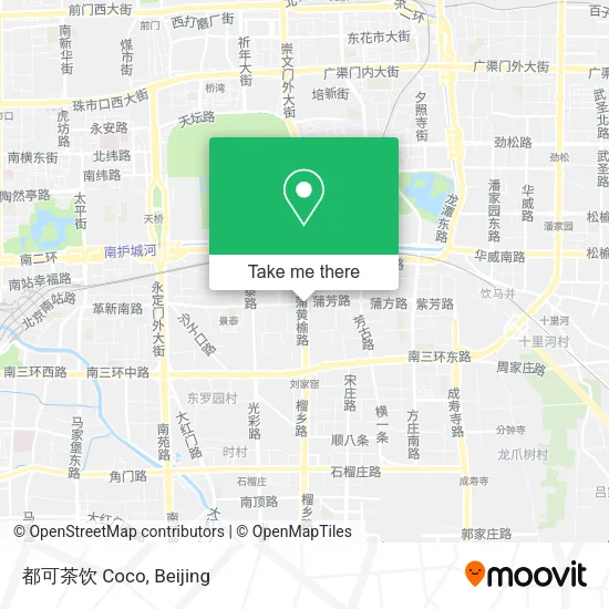 都可茶饮 Coco map