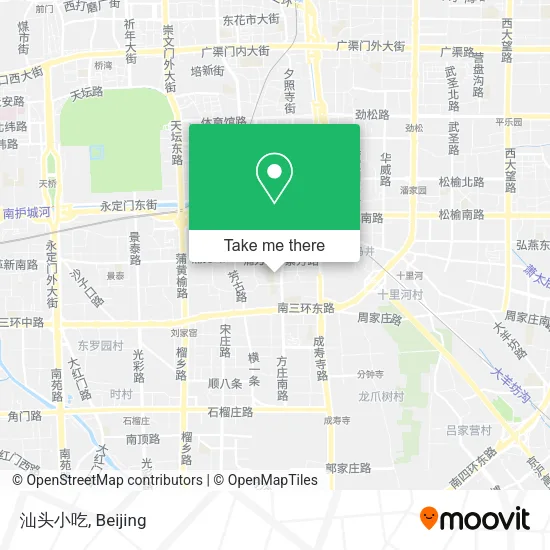 汕头小吃 map