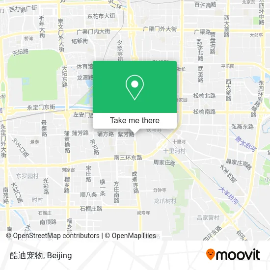 酷迪宠物 map