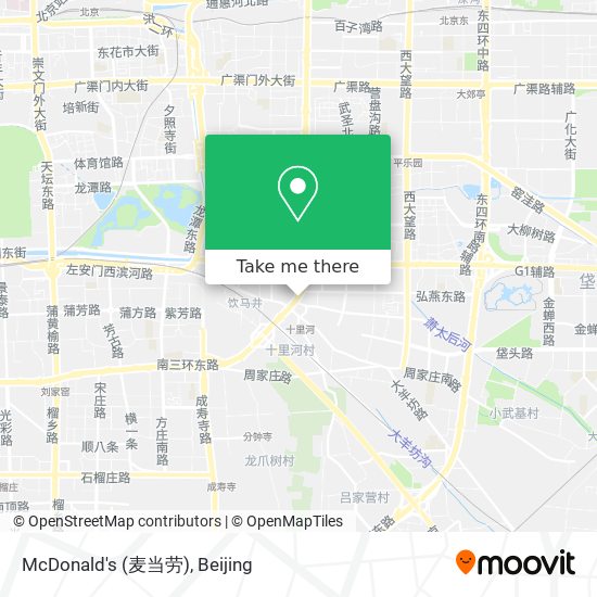 McDonald's (麦当劳) map