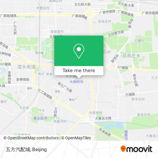 五方汽配城 map