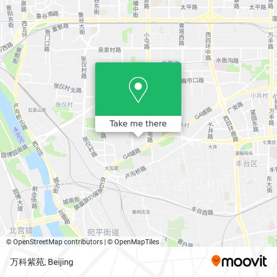 万科紫苑 map