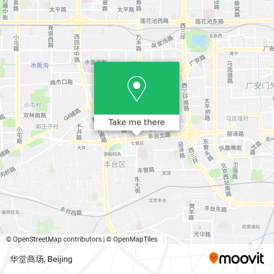 华堂商场 map