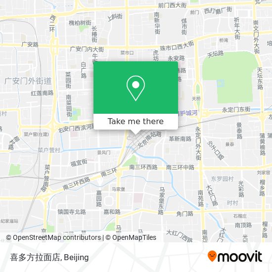 喜多方拉面店 map