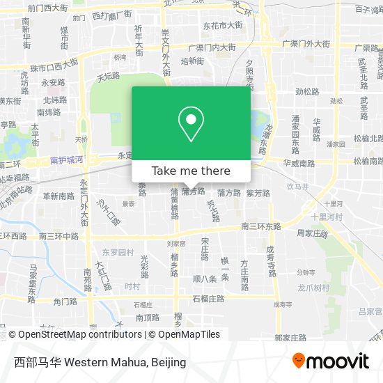 西部马华 Western Mahua map