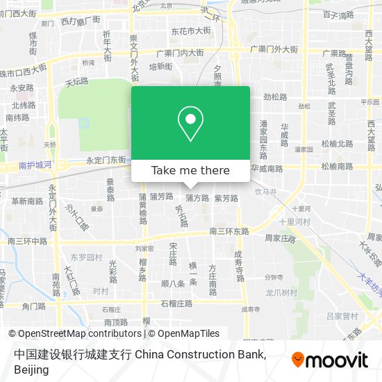 中国建设银行城建支行 China Construction Bank map