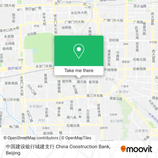 中国建设银行城建支行 China Construction Bank map