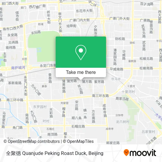 全聚德 Quanjude Peking Roast Duck map