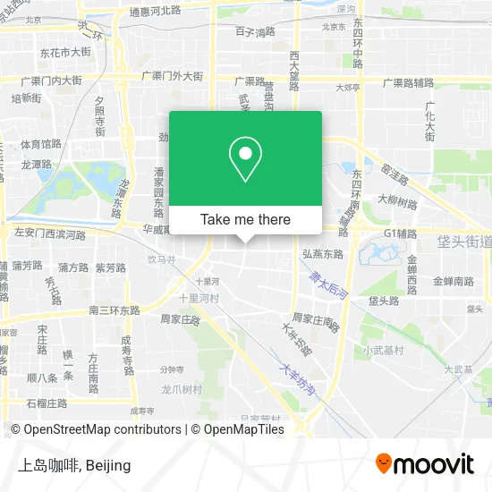上岛咖啡 map