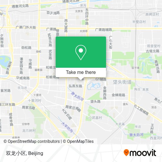 双龙小区 map