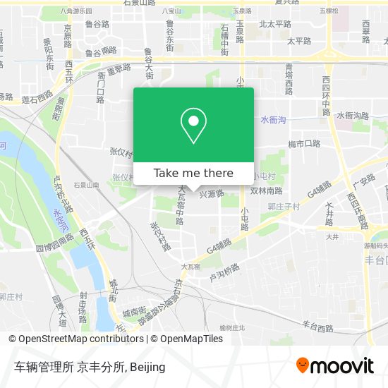 车辆管理所 京丰分所 map
