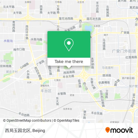 西局玉园北区 map