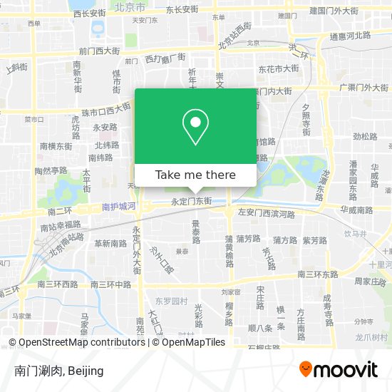 南门涮肉 map