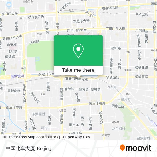 中国北车大厦 map