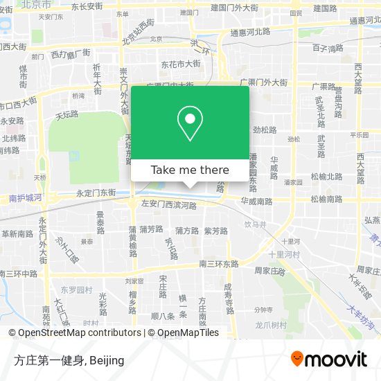 方庄第一健身 map