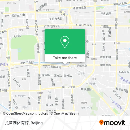 龙潭湖体育馆 map