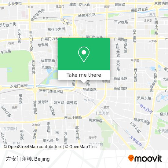 左安门角楼 map